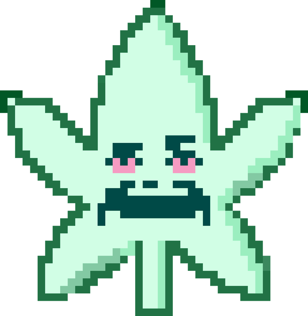 Green Ghost - Degen Weed Shop - Cannabis Leaf.